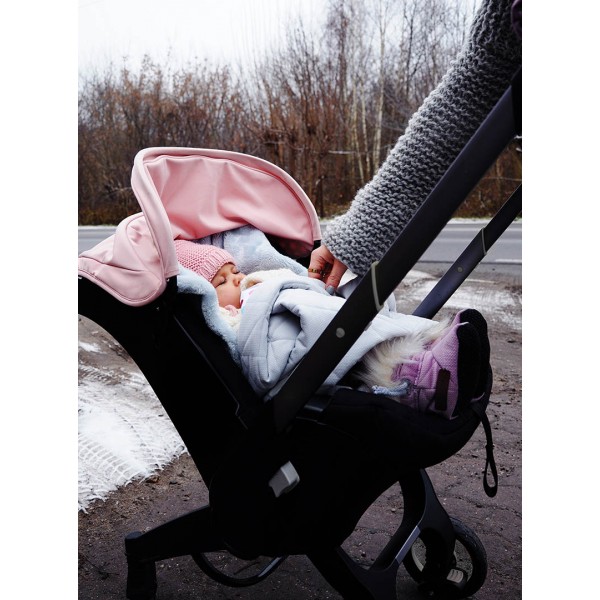 Niechodki niemowlęce ocieplane Happy Feet Heather Bees 8-18 mc