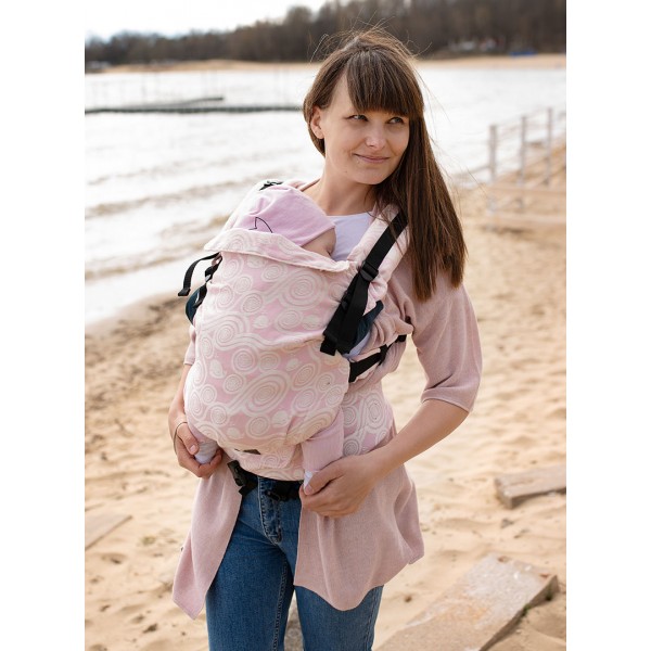 Multi Grow Carrier: Candy Waves, 100% cotton, jacquard