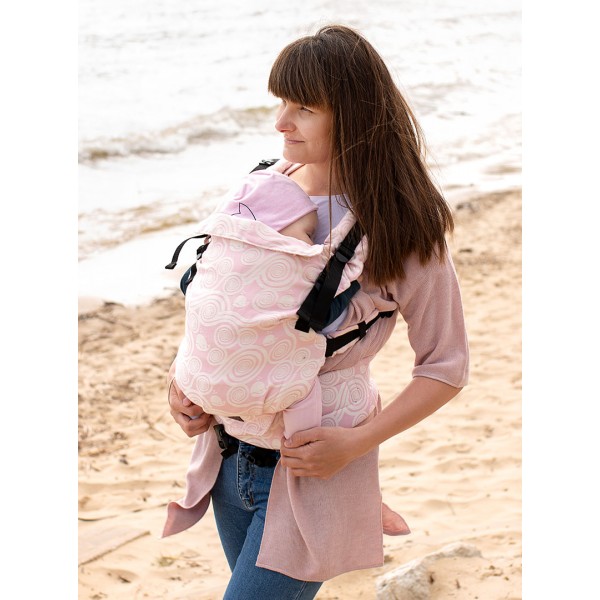 Multi Grow Carrier: Candy Waves, 100% cotton, jacquard