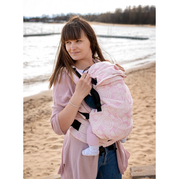 Multi Grow Carrier: Candy Waves, 100% cotton, jacquard