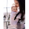 Multi Grow Carrier: Violet Pearl Waves,, 100% cotton, jacquard