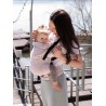 Multi Grow Carrier: Violet Pearl Waves,, 100% cotton, jacquard