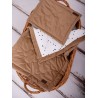Caramel Teddy In Clouds flat baby pillow, 26 x 36 cm