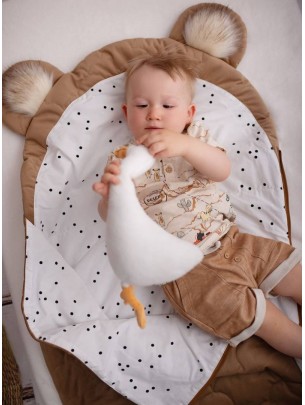 Dream Catcher (Light) sleeping bag Caramel Teddy in Clouds - 120x60 cm