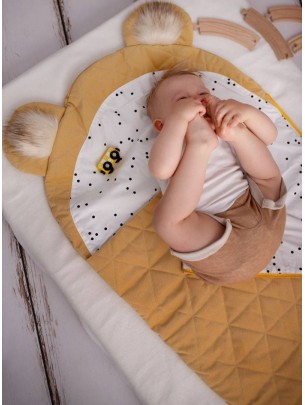 Śpiworek Dream Catcher (Light) Triangles Mustard - 145x70 cm