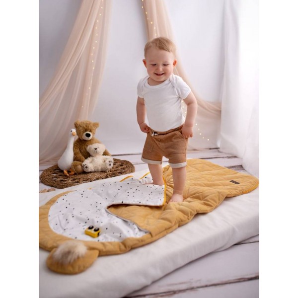 Dream Catcher Light sleeping bag Triangles Mustard - 145x70 cm