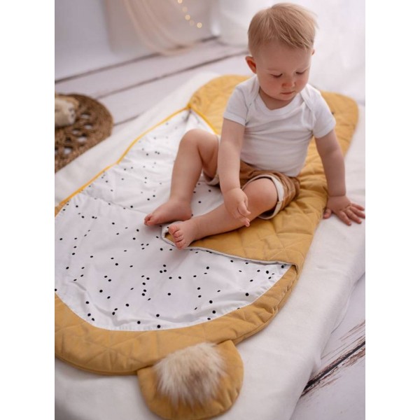 Schlafsäckchen Dream Catcher Light Triangles Mustard - 145x70 cm