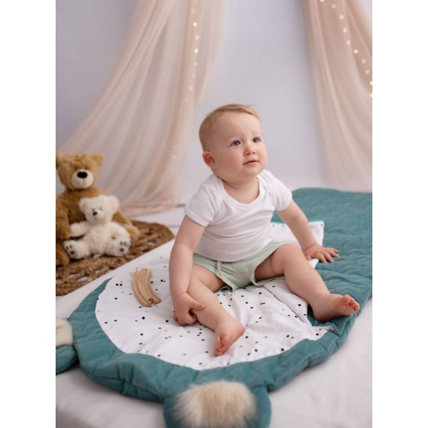 Dream Catcher (Light) sleeping bag Leaves Ocean Green - 145x70 cm