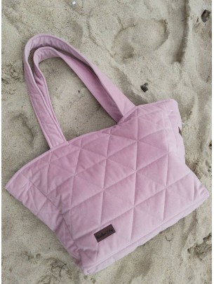 Triangles Pink Shopper Bag