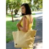 Tasche Shopper Triangles Mustard