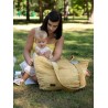 Tasche Shopper Triangles Mustard