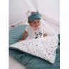 Dreamy Bear (Mini) eye mask/sleeping mask Leaves Ocean Green
