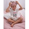 Opaska na oczy/do spania Dreamy Bear (Mini) Triangles Pink