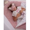 Opaska na oczy/do spania Dreamy Bear (Mini) Triangles Pink