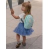 Kinderrucksack Travel Bear (Mini)  Triangles Aquamarine
