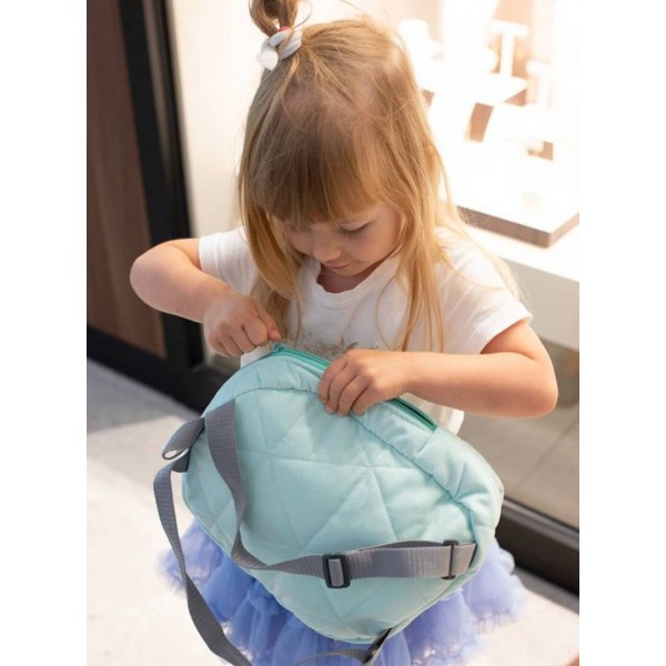 Kinderrucksack Travel Bear (Mini)  Triangles Aquamarine