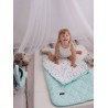 Triangles Aquamarine Travel Bear (Mini) Children's Backpack