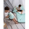 Triangles Aquamarine Travel Bear (Mini) Children's Backpack