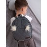 Kinderrucksack Travel Bear (Mini) Graphite Diamonds