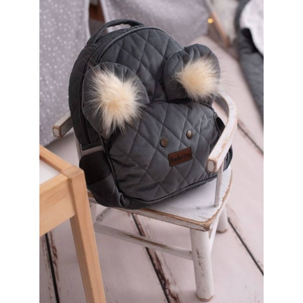 Plecak dziecięcy Travel Bear Graphite Diamonds