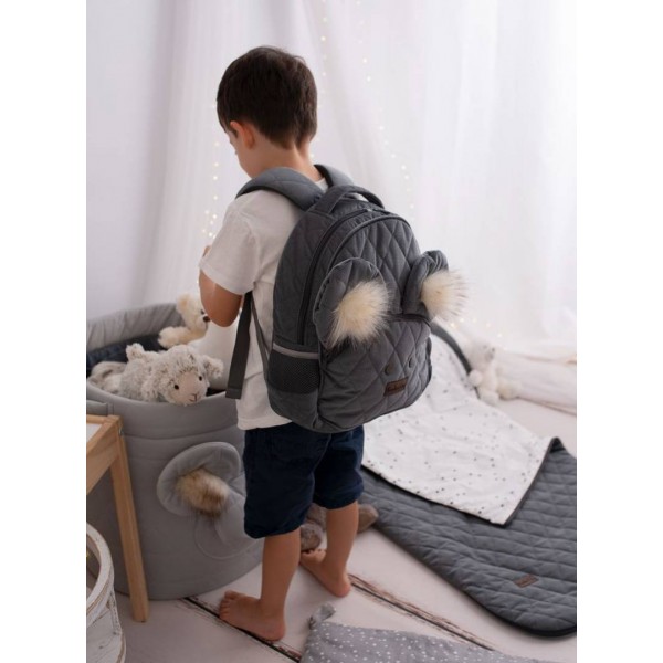 Plecak dziecięcy Travel Bear Graphite Diamonds
