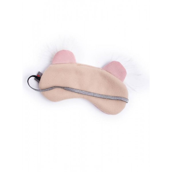 Opaska na oczy/do spania Dreamy Bear (Mini) Triangles Pink