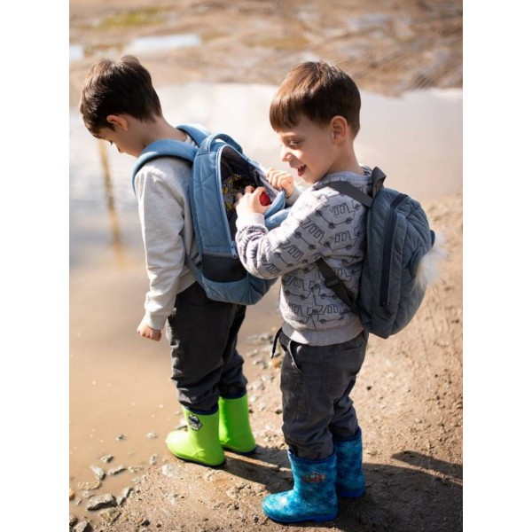 Kinderrucksack Travel Bear (Mini) Graphite Diamonds