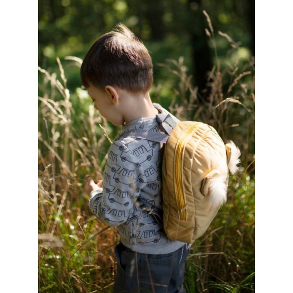Plecak dziecięcy Travel Bear (Mini) Triangles Mustard