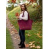 Torba Shopper Stars Maroon