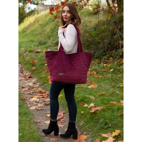 Torba Shopper Stars Maroon