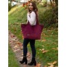 Torba Shopper Stars Maroon