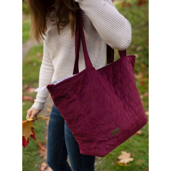 Torba Shopper Stars Maroon
