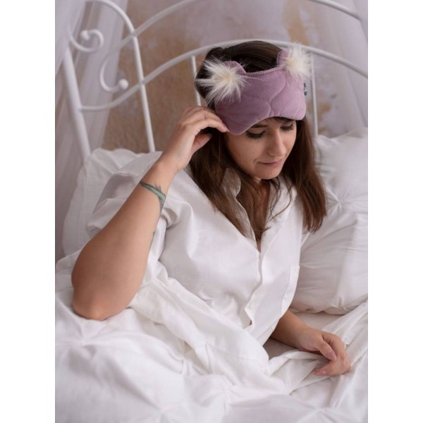 Opaska na oczy/do spania Dreamy Bear Heather Bees