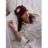 Dreamy Bear eye mask/sleeping mask Stars Maroon