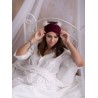 Dreamy Bear eye mask/sleeping mask Stars Maroon