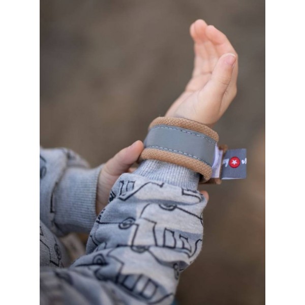 Rückstrahlender Verband auf den Arm Flash Caramel Teddy in Clouds