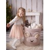Teddy Toy basket  Triangles Vanilla Cream