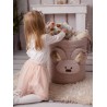 Teddy Toy basket  Triangles Vanilla Cream
