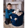 Kosz na zabawki Teddy Big Diamonds Deep Blue