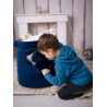 Teddy Toy basket Big Diamonds Deep Blue