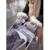 Rękawice do wózka Muff&Go  Diamond Brownie