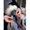 Handschuhe zum Kinderwagen Muff&Go Graphite Diamonds