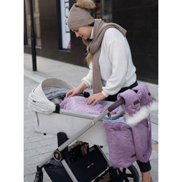 Handschuhe zum Kinderwagen Muff&Go Heather Bees