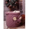Teddy Toy basket Heather Bees
