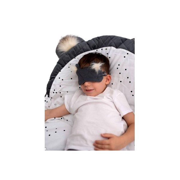 Dreamy Bear (Mini) eye mask/sleeping mask Graphite Diamonds
