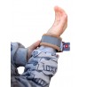 Rückstrahlender Verband auf den Arm Flash Caramel Teddy in Clouds