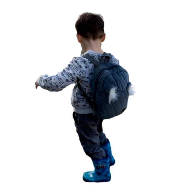 Kinderrucksack Travel Bear (Mini) Graphite Diamonds