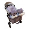 Rękawice do wózka Muff&Go  Diamond Brownie