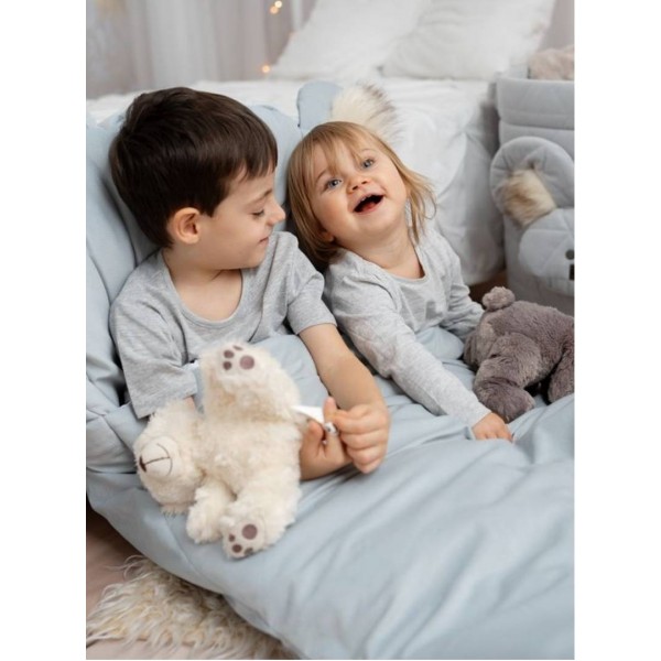 Dream Catcher Sleeping Bag Velvet Eden Grey - 145x70 cm