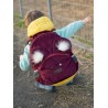 Kinderrucksack Travel Bear Stars Maroon